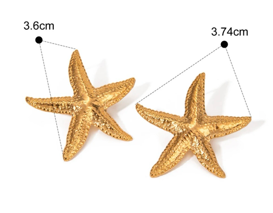 Starfish earrings