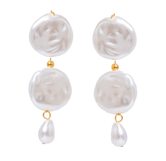 Pearl earrings